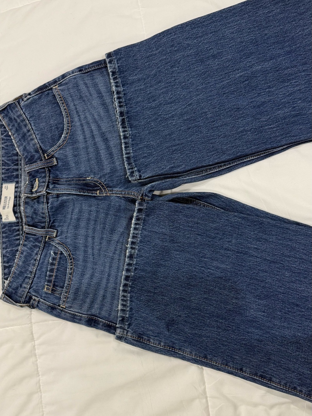 Hollister low rise baggy women’s Jeans - Dark Blue Wash